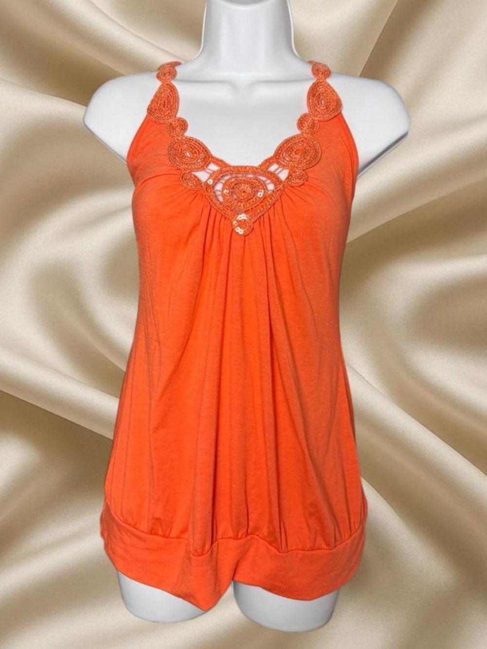 Y2K Windsor Coral Tunic Top